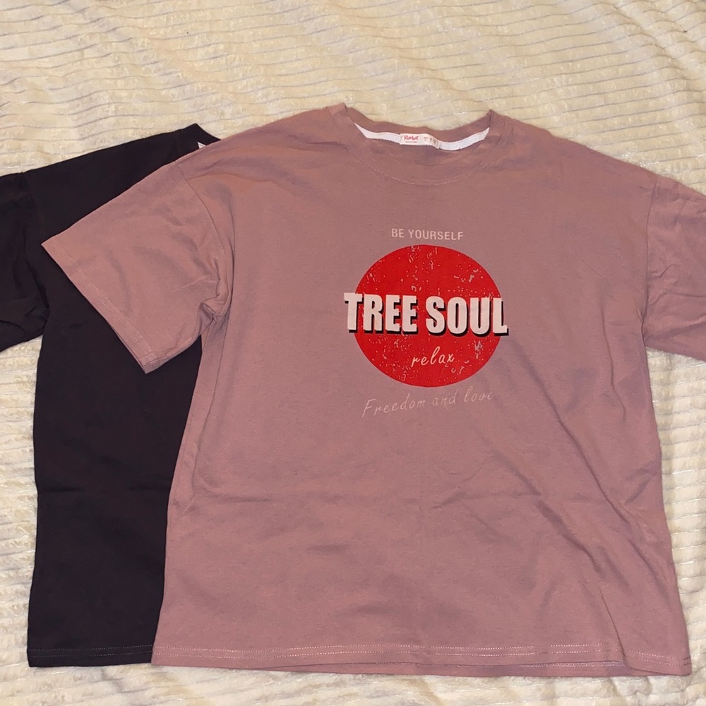 Romwe T-Shirts Double Pack